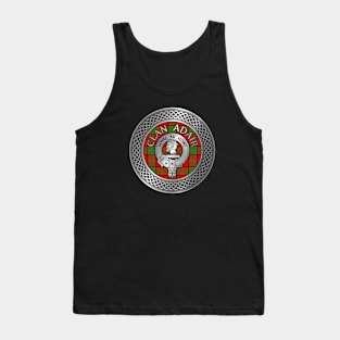 Clan Adair Crest & Tartan Knot Tank Top